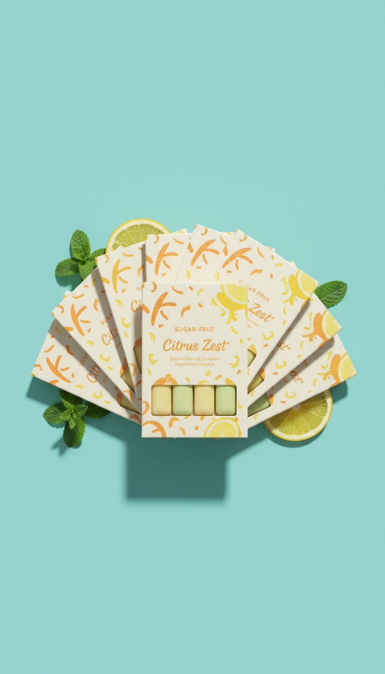 Sugar-Free Gum With Citrus Zest